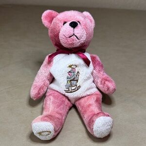 Holy Bible - Grandma Bear - Pink and White Plush Teddy Bear